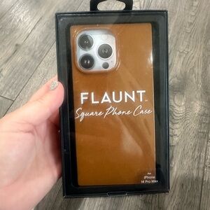 Flaunt square phone case